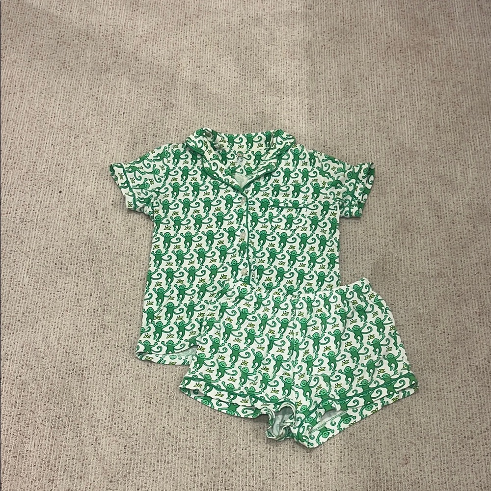 ROLLER RABBIT GREEN MONKEYS PAJAMAS